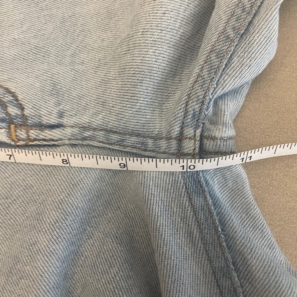 Citizens of Humanity Demy Cropped Flare Jeans Light Wash Distressed 25 - Picture 7 of 9